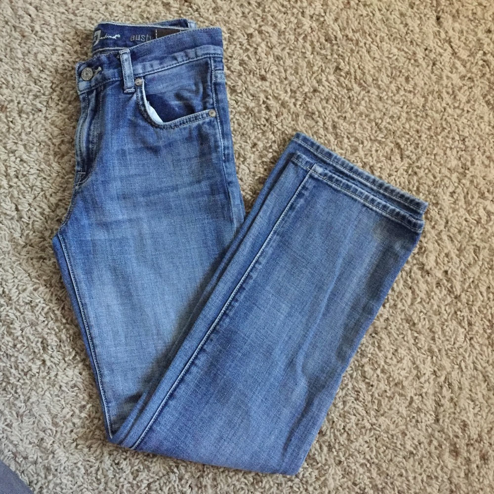 7 For All Mankind Boys Light Wash Austyn Size 10
